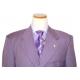 Falcone Solid Lavender French Cuffs Super 100's Vested Suit